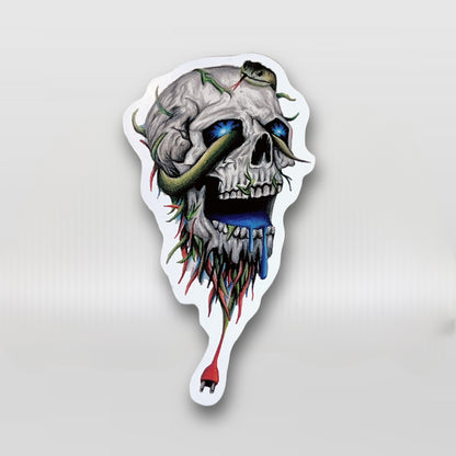 Trippy Skull - Sticker