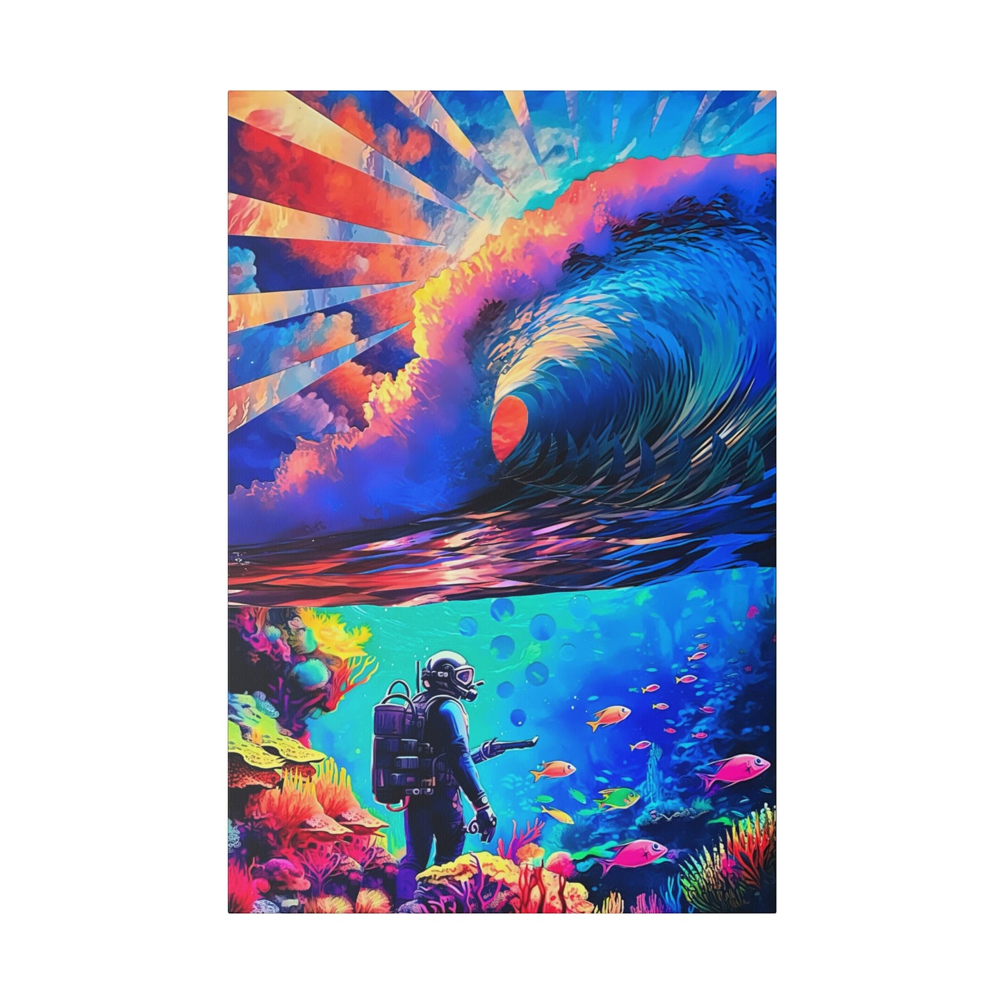 Lost In The Ocean - Canvas