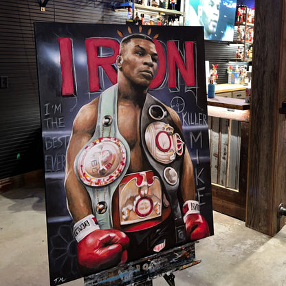 "IRON MIKE" - Original Painting