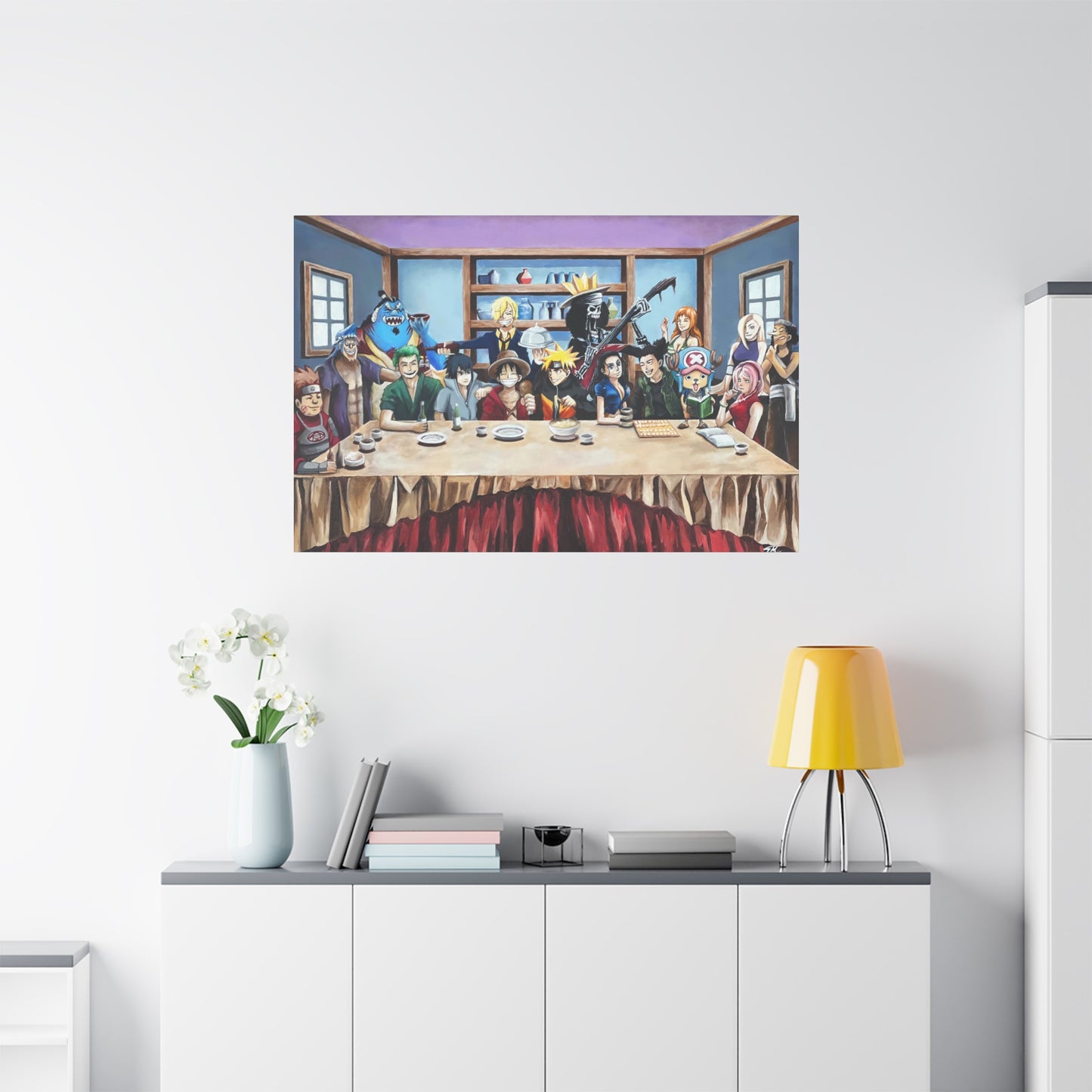 One Piece X Naruto - Canvas Print