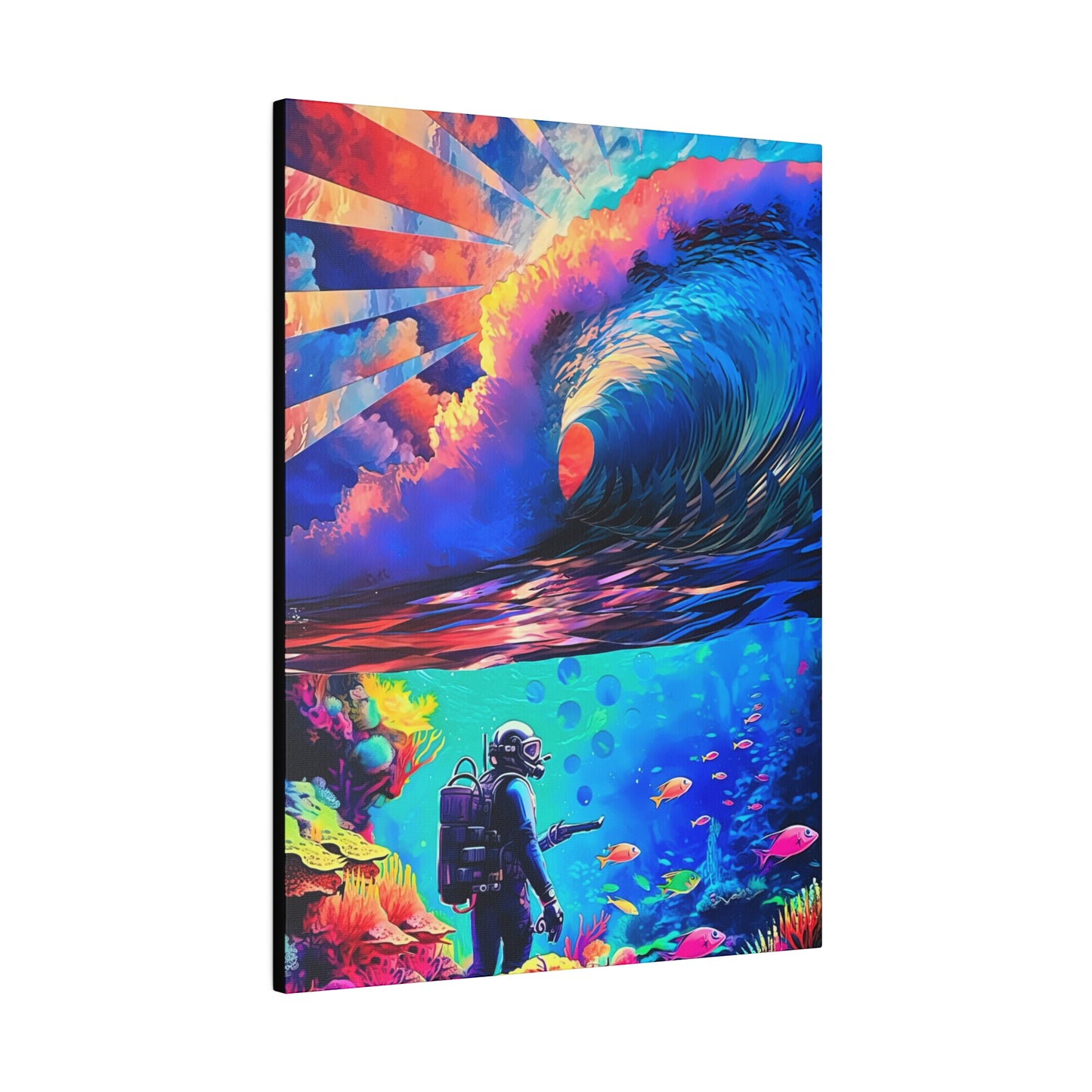 Lost In The Ocean - Canvas