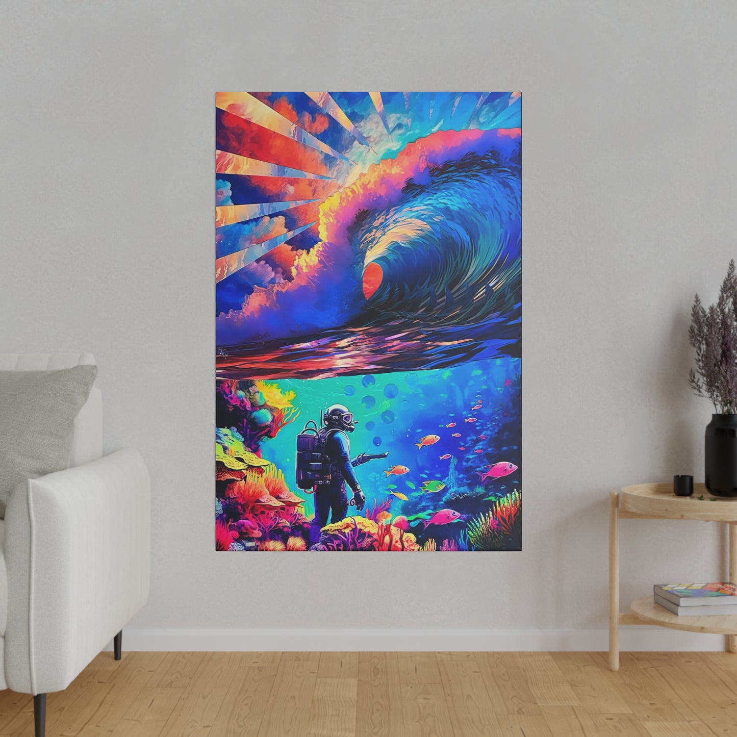Lost In The Ocean - Canvas