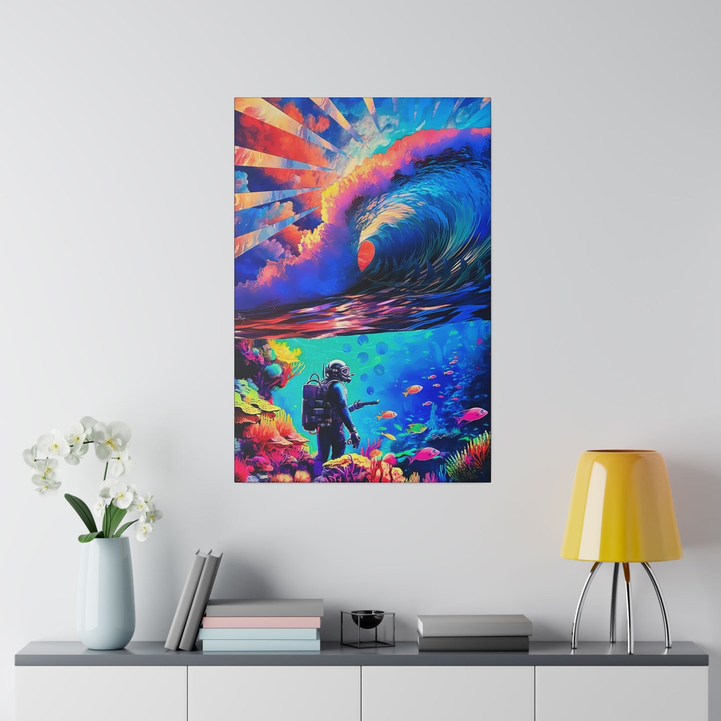 Lost In The Ocean - Canvas