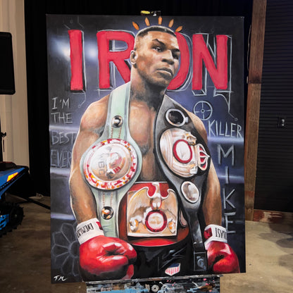 "IRON MIKE" - Original Painting