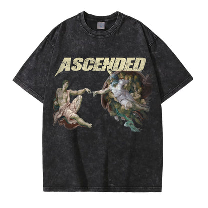 ASCENDED - Distressed T Shirt