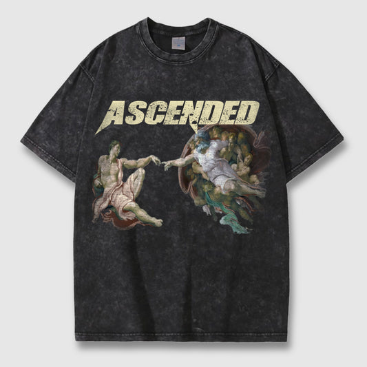 ASCENDED - Distressed T Shirt