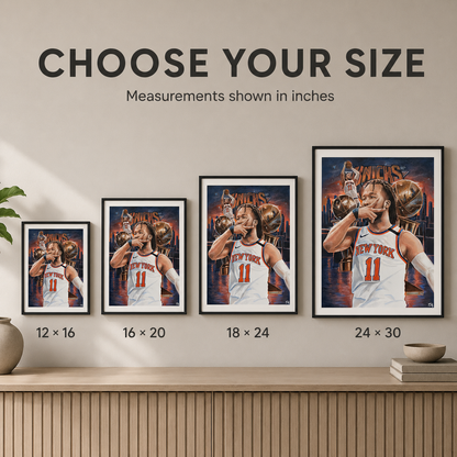 Jalen Brunson Limited Edition Poster Print