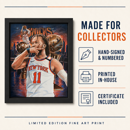 Jalen Brunson Limited Edition Poster Print