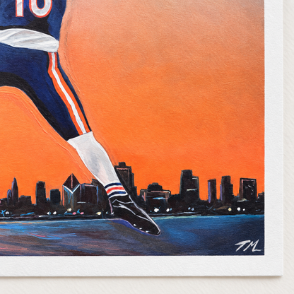 Caleb Williams "Jumpman" Limited Edition Poster Print