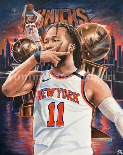 Jalen Brunson - 1 of 1 Original Painting