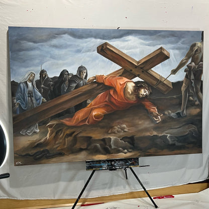 Jesus Is King - Original Painting