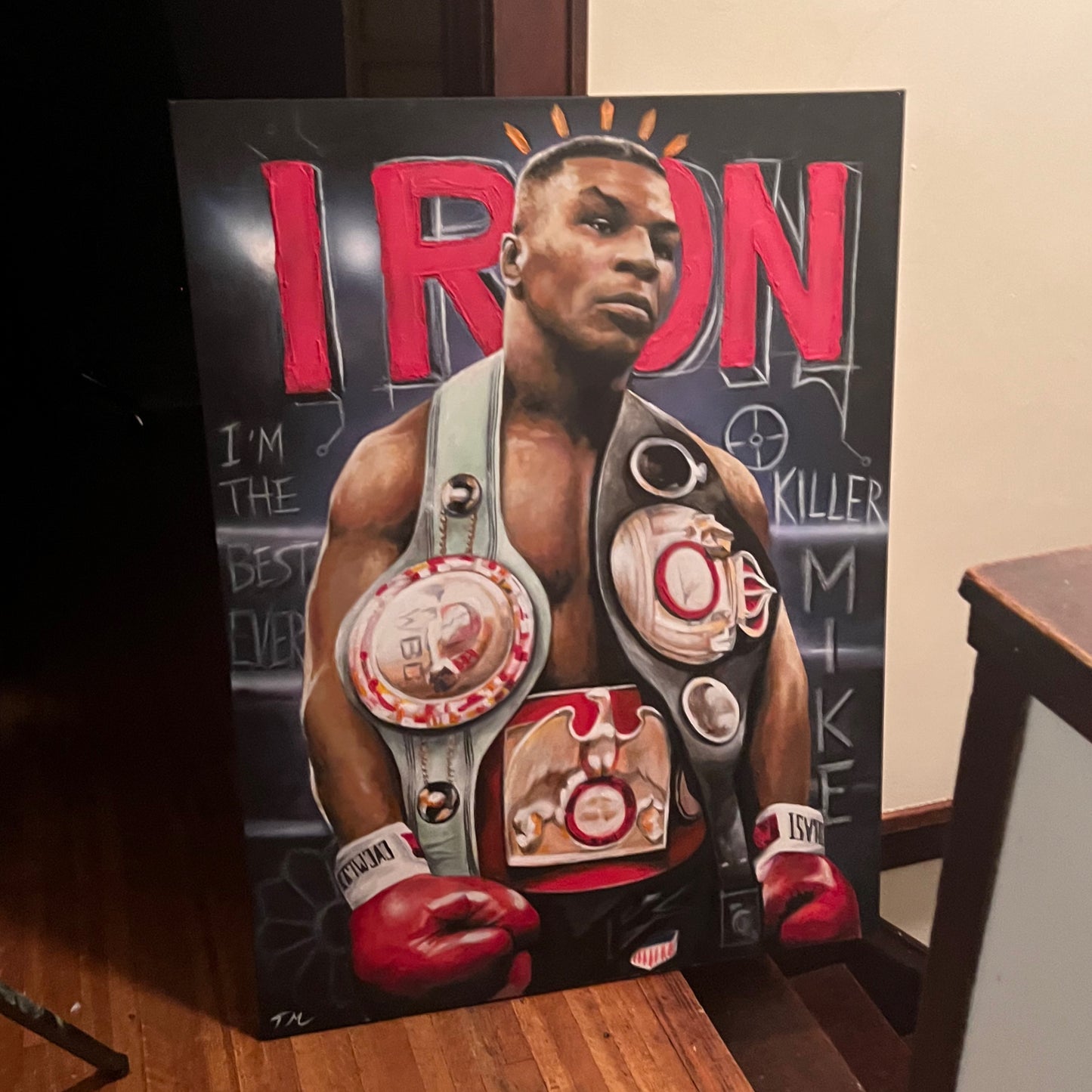 "IRON MIKE" - Original Painting