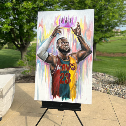 "King James" - Original Painting 48x30