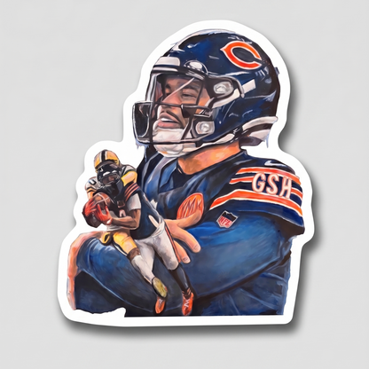 Caleb "Iceman" Williams Original Art Vinyl Sticker