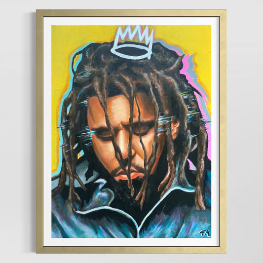 J Cole - Poster Print
