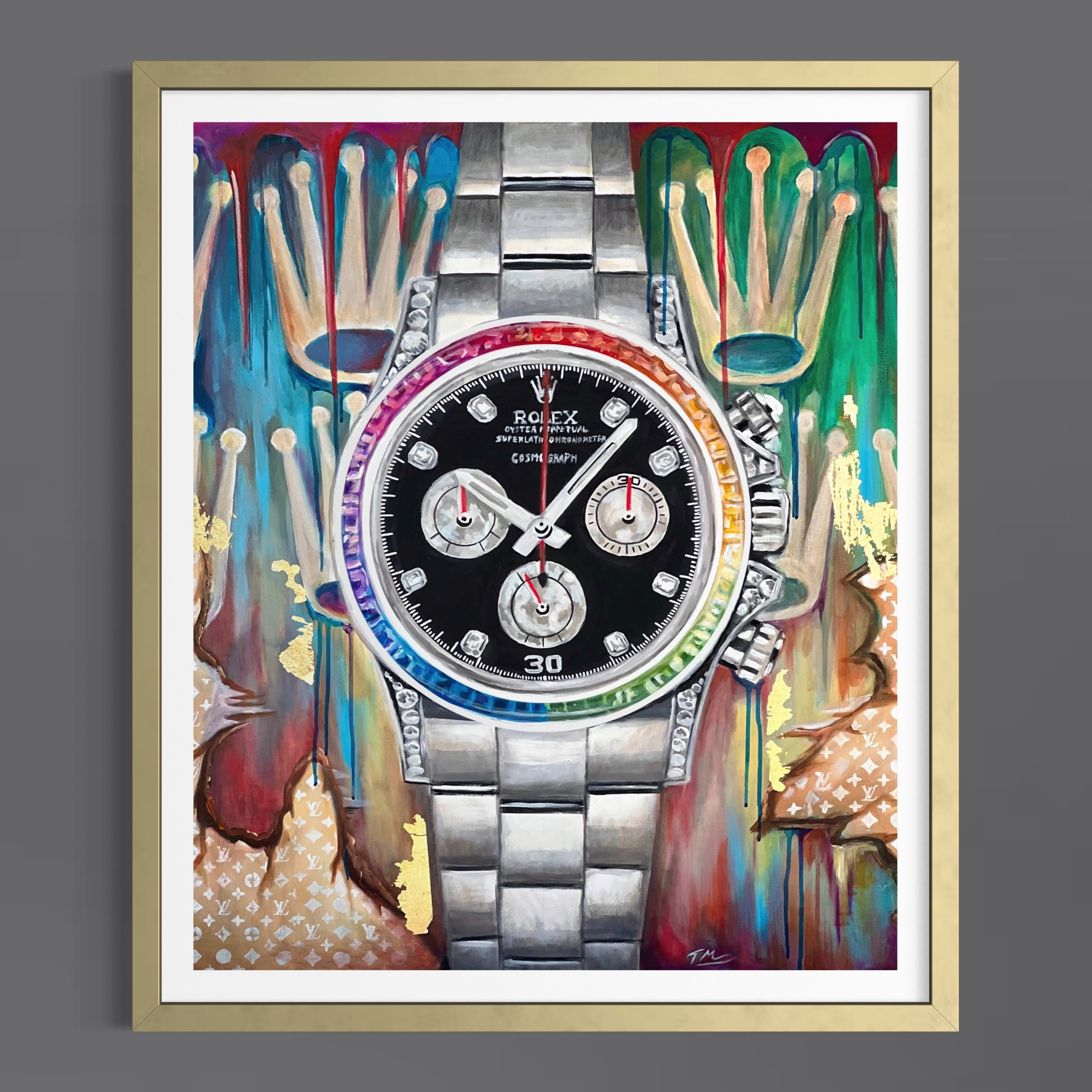 Rolex Dreams Poster Print | Hand-Painted Art by Tommy Manning