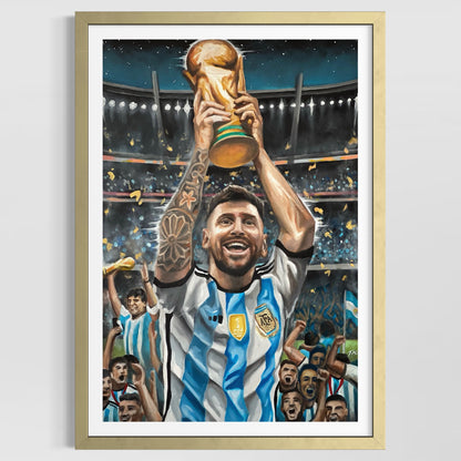 Lionel Messi - Poster Print