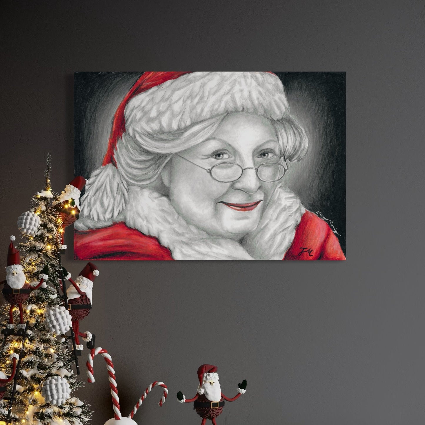 Mrs. Claus - Canvas