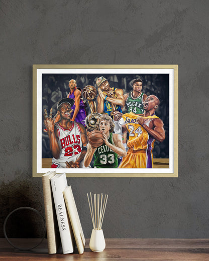 Nba All-Time Legends - Poster Print