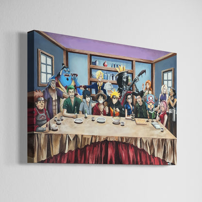 One Piece X Naruto - Canvas Print