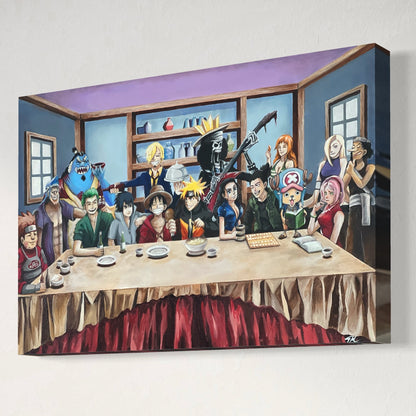 One Piece X Naruto - Canvas Print