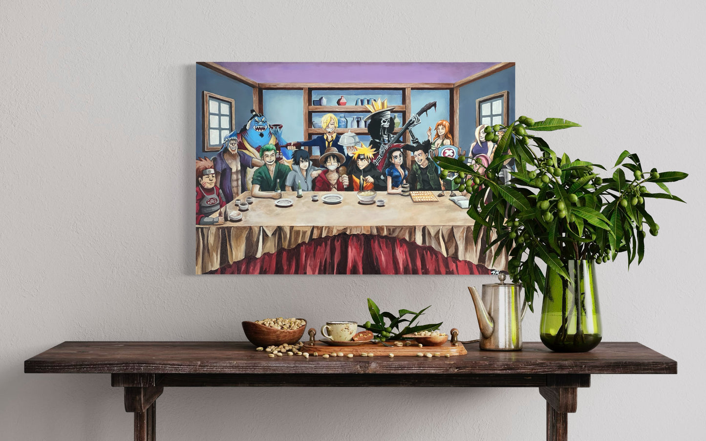 One Piece X Naruto - Canvas Print