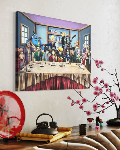 One Piece X Naruto - Canvas Print