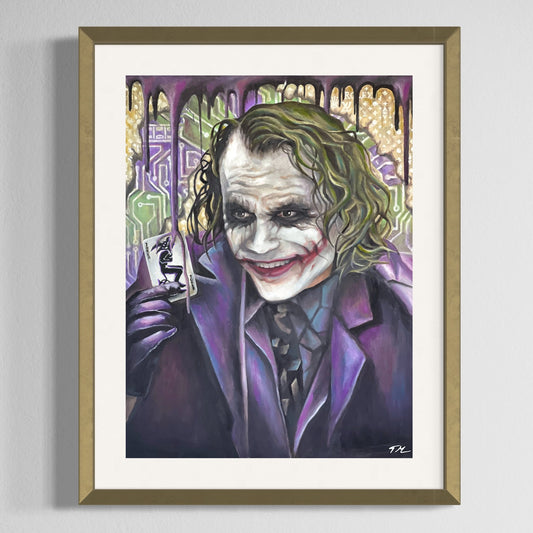 JOKER CARD Poster Print