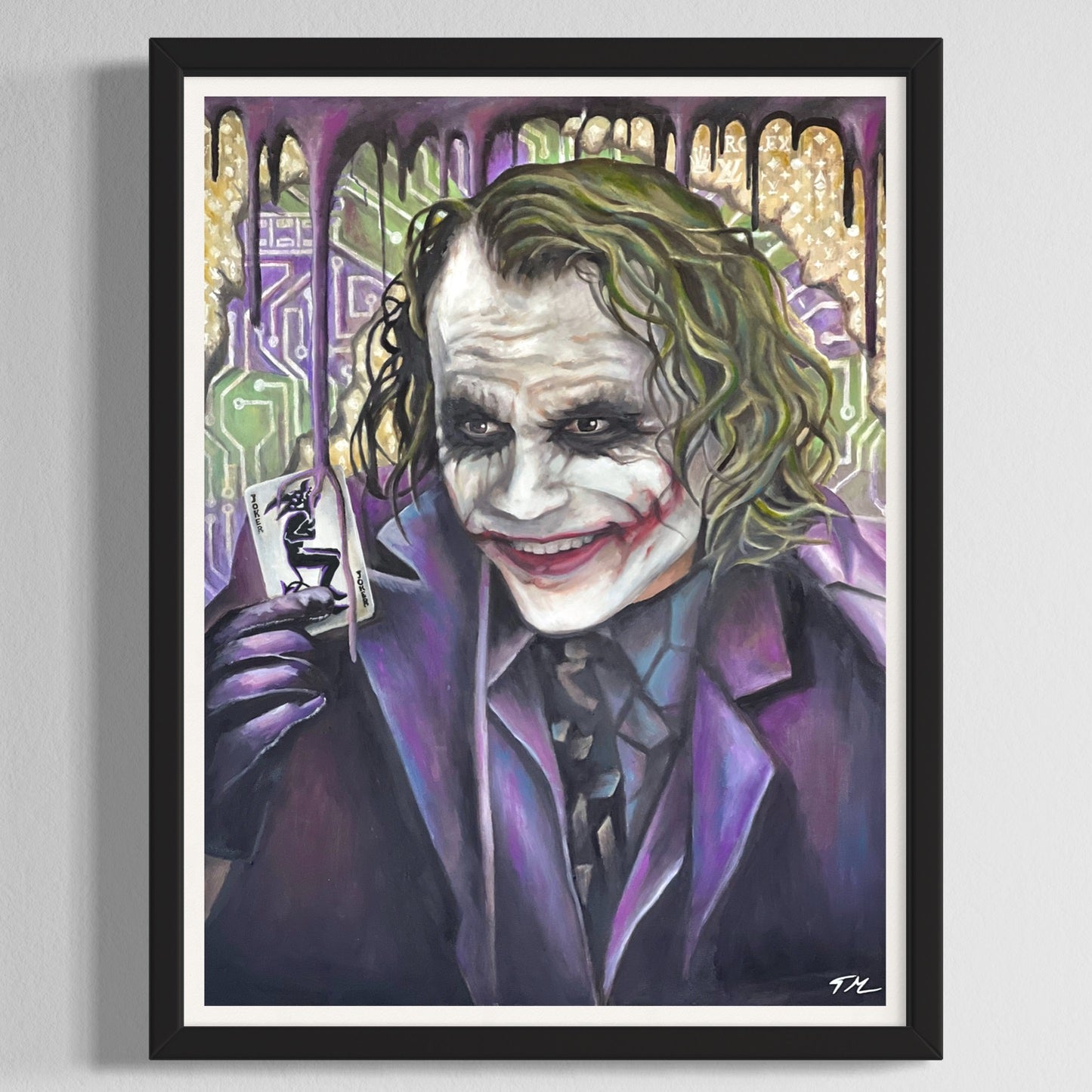 JOKER CARD Poster Print