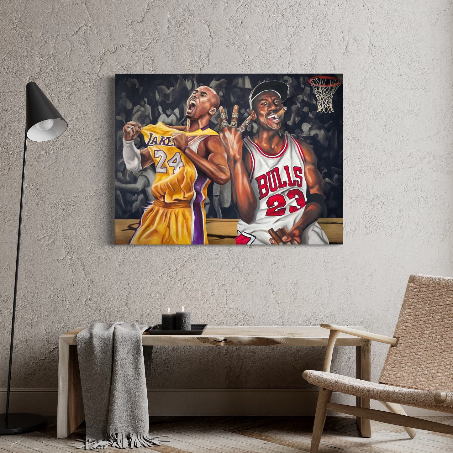 Kobe and Jordan - Poster Print