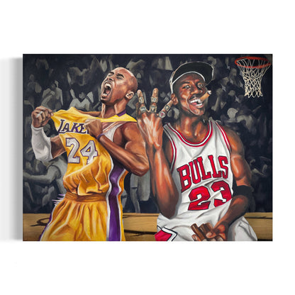 Kobe and Jordan - Poster Print