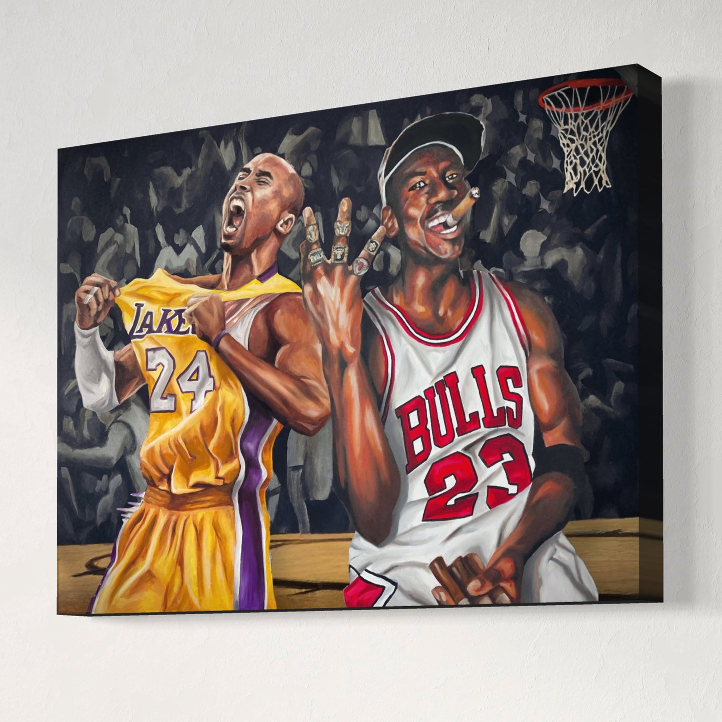 Kobe and Jordan - Canvas