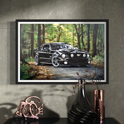 Mustang GT - Poster Print