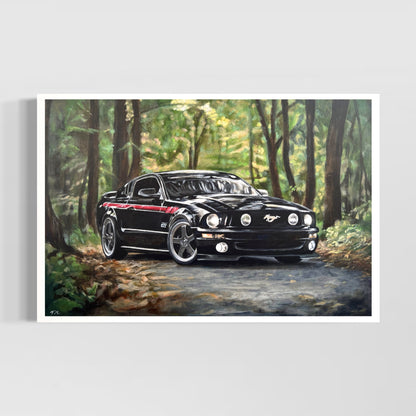 Mustang GT - Poster Print