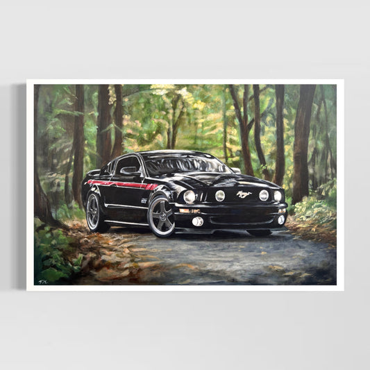 Ford Mustang GT - Poster Print