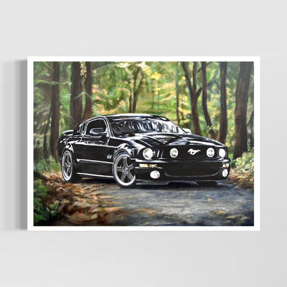 Mustang GT - Poster Print