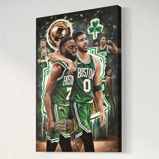 Celtics Legacy "18" - Canvas