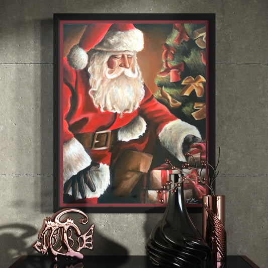 Father Christmas - Framed Print