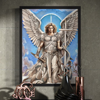 Archangel Gabriel - Framed Print