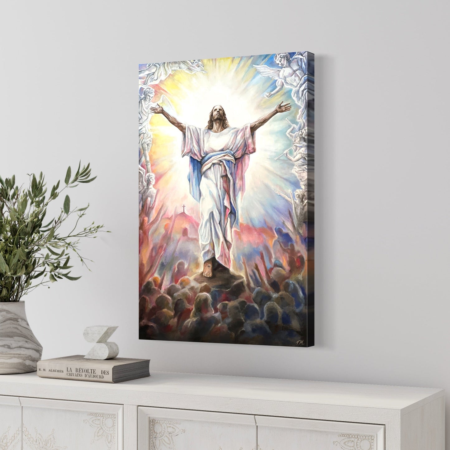 Resurrection - Hand-Embellished Canvas