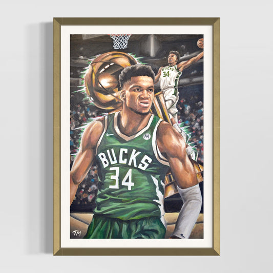 GIANNIS - Signed Print