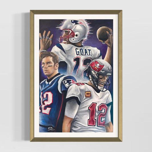 Tom Brady - Signed Print