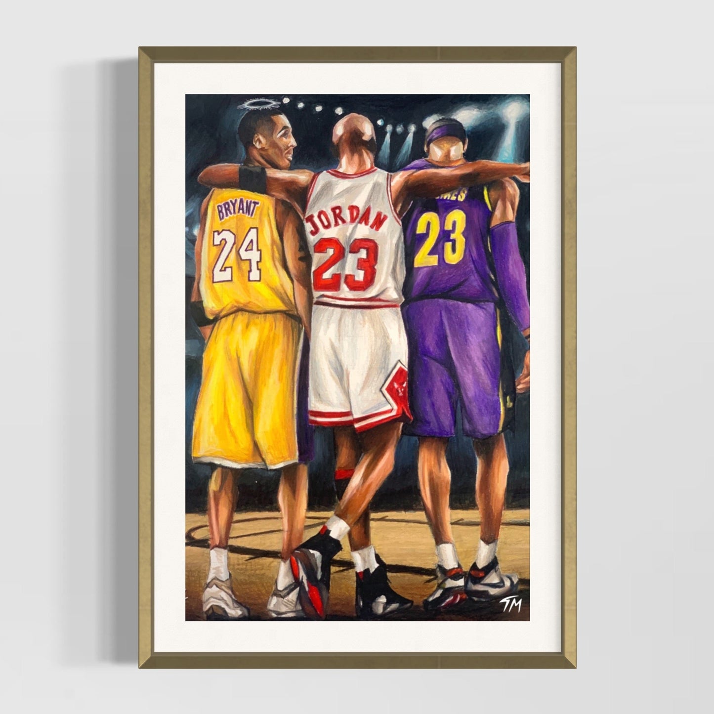 MJ, Kobe, Lebron - Poster Print