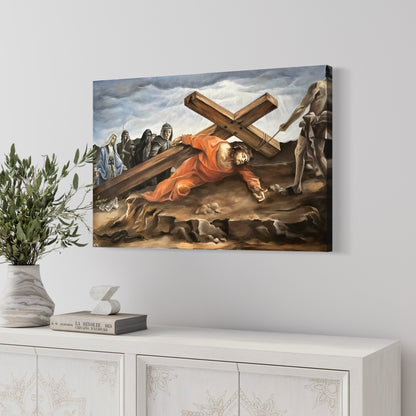 Jesus Is King - Hand-Embellished Canvas