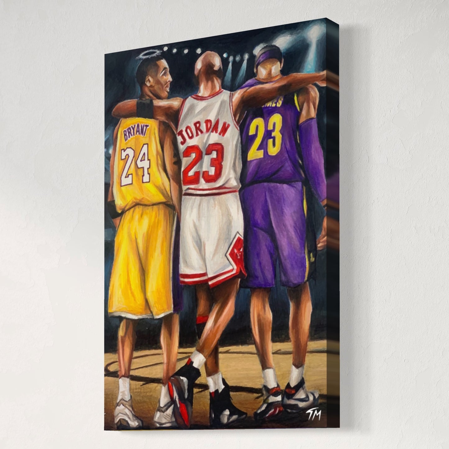 MJ, Kobe, LeBron - Canvas