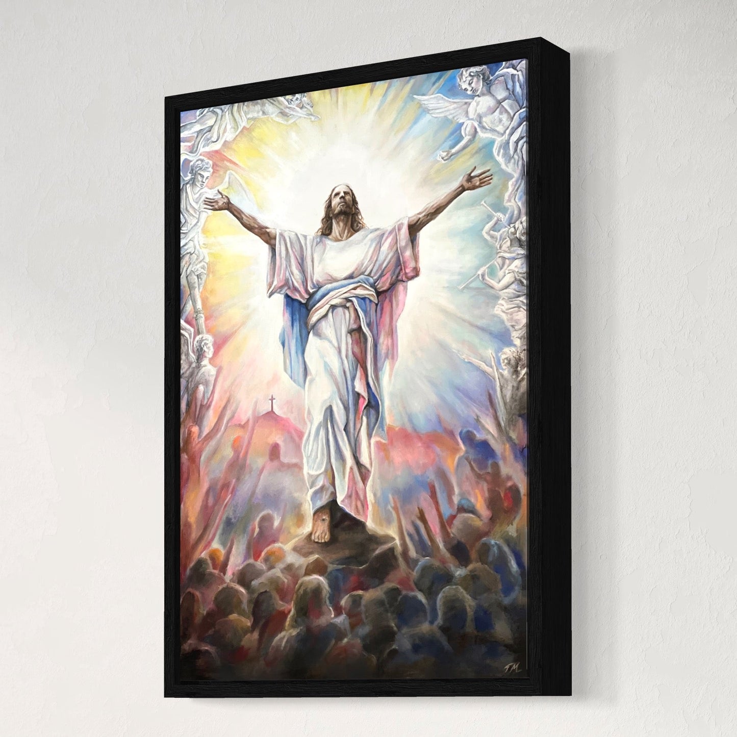 Resurrection - Hand-Embellished Canvas