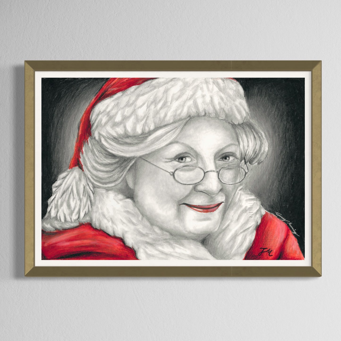 Mrs. Claus - Framed Print