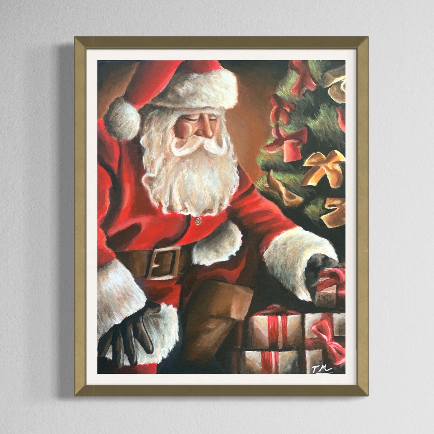 Father Christmas - Framed Print