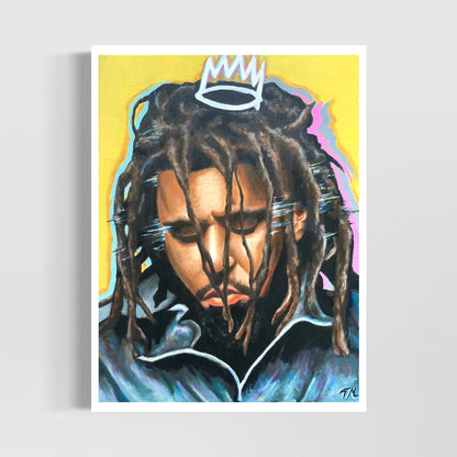 J Cole - Poster Print