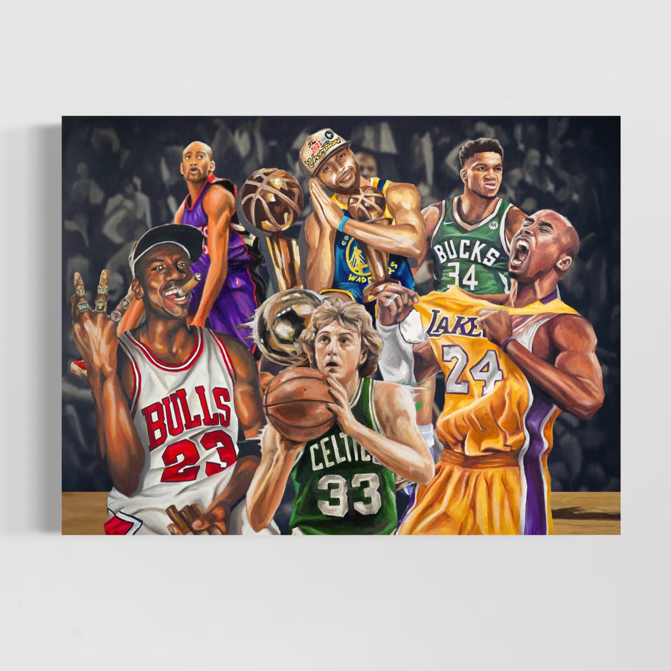 Nba All-Time Legends - Poster Print – Tommy Manning Art